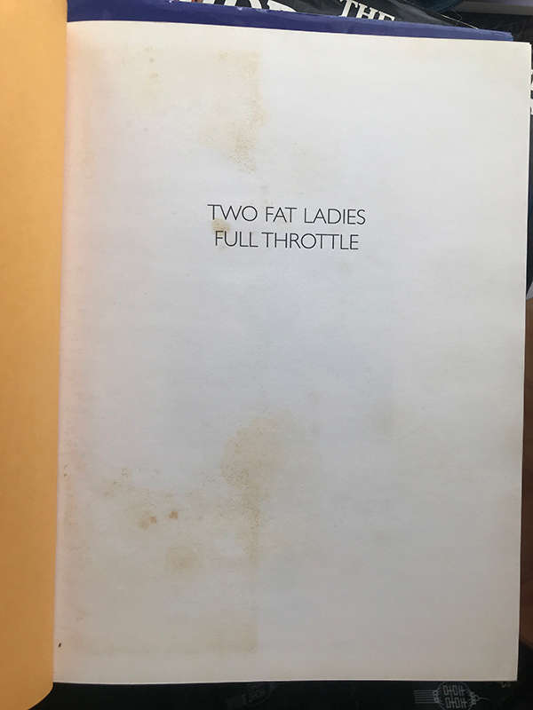 TWO FAT LADIES FULL THROTTLE