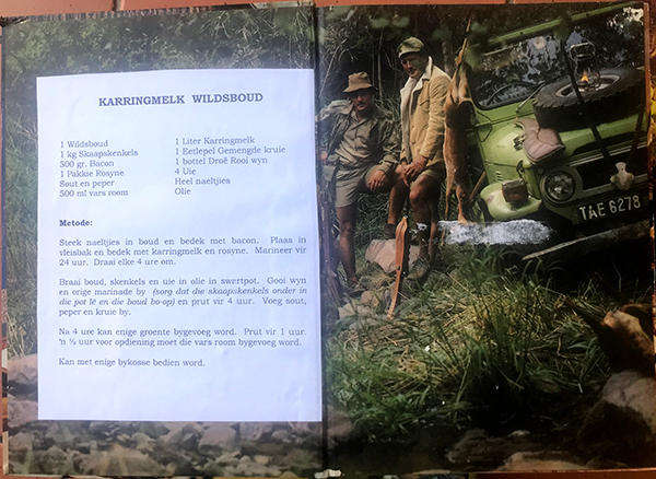 Wildsvleisgeregte & Kampvuurdisse