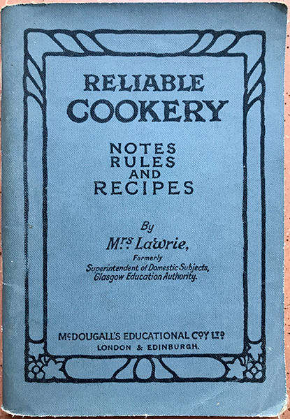 Reliable Cookery