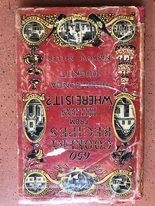 650 Cookery Recipes from Hilda's Where is it