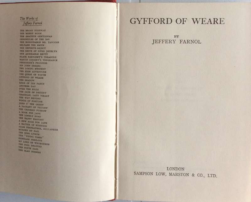 Gyfford of Weare - Jeffery Farnol