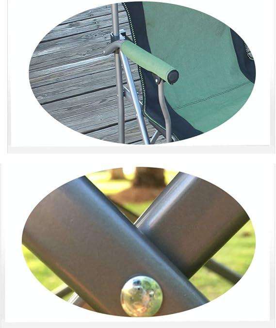 Outdoor Foldable Chair with Built-In Cup Holder