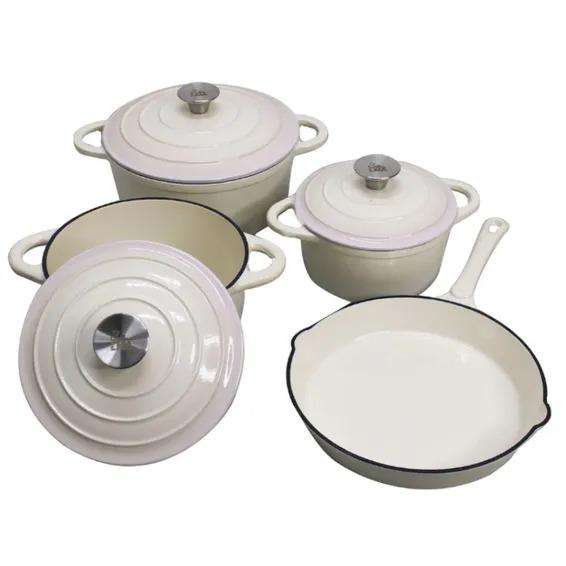 7-Piece Cast Iron Pot Set