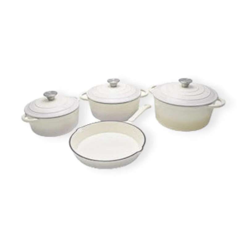 7-Piece Cast Iron Pot Set