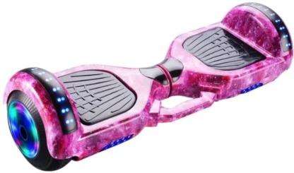 6.5" Auto Balance Hoverboard with Bluetooth Speaker Purple Galaxy