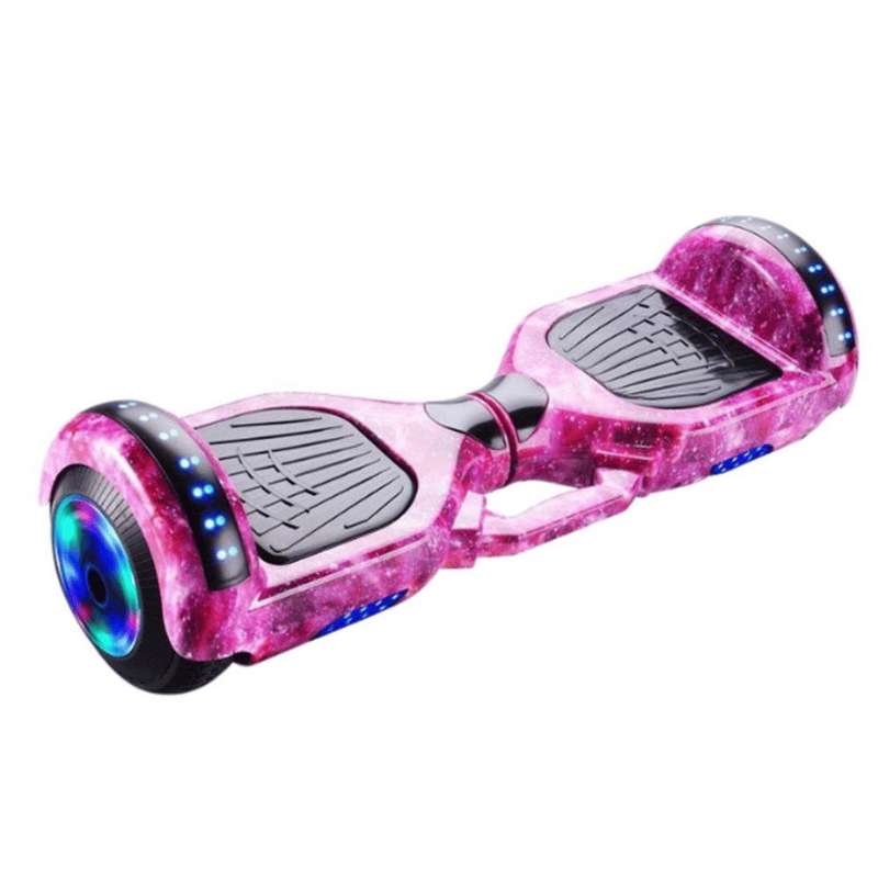 6.5" Auto Balance Hoverboard with Bluetooth Speaker Purple Galaxy