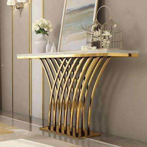 Mirage Console Table  Sleek Modern Accent for Home or Office