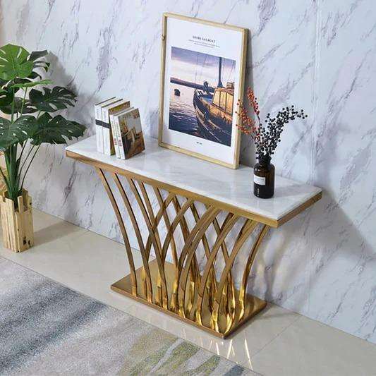 Mirage Console Table  Sleek Modern Accent for Home or Office