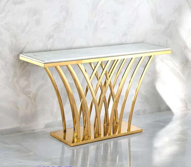 Mirage Console Table  Sleek Modern Accent for Home or Office