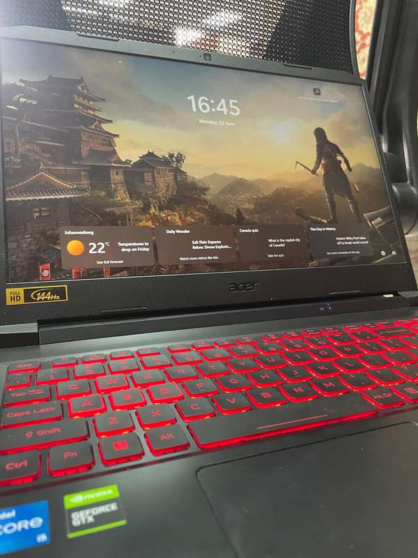  Acer Nitro 5 Gaming Beast for Sale - NITRO 5 i5-11400H, 8GB RAM, 512 GB SSD ,GTX 1650