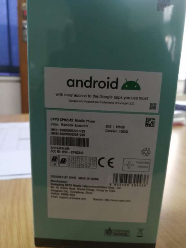 BRAND NEW SEALED OPPO RENO 7Z 8GIG RAM 128GB