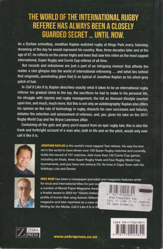 Call it like it is: The Jonathan Kaplan Story