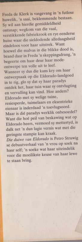 Duiwe van Eldorado - Petro Struwig