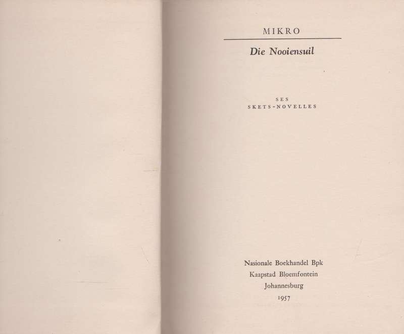 Vyf Mikro Boeke