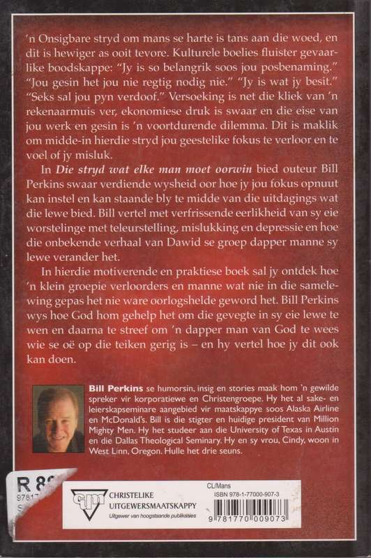 Die stryd wat elke man moet oorwin - Bill Perkins