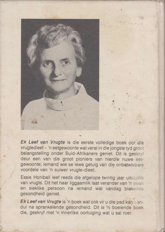 Ek leef van vrugte - Essie Honiball