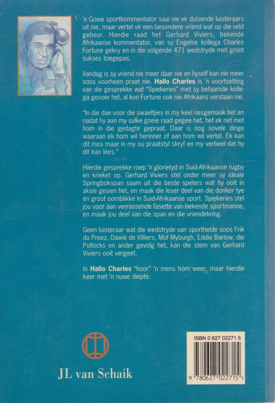 Hallo Charles: Spiekeries gesels - Gerhard Viviers