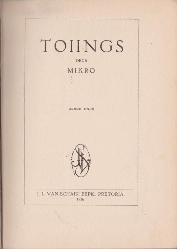 Vyf Mikro Boeke