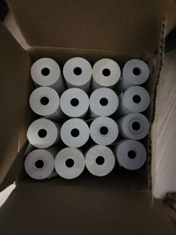 panasonic kx ft932 fax machine with 20 thermal rolls