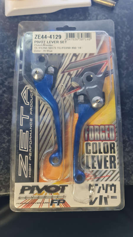 ZETA Pivot Lever Set FP - Husqvarna (Husky Blue - ZE44-4129)