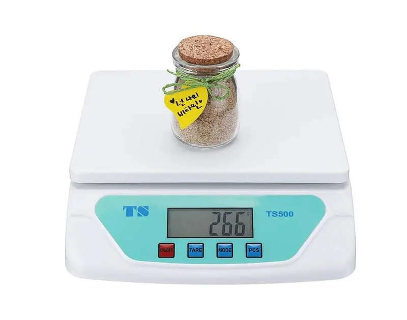 Precision Electronic Digital Food Weight Scale Home Kitchen - White