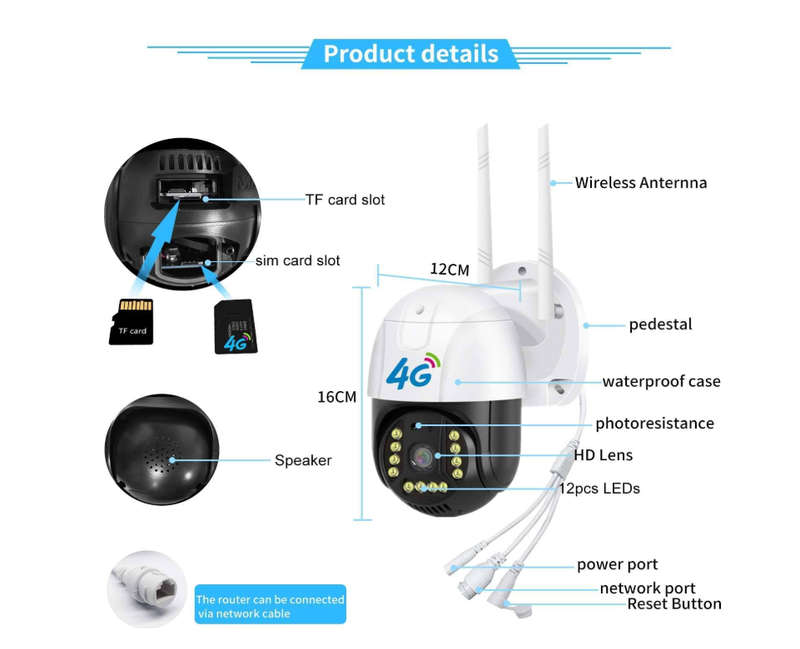 Remote Access 4G CCTV Camera