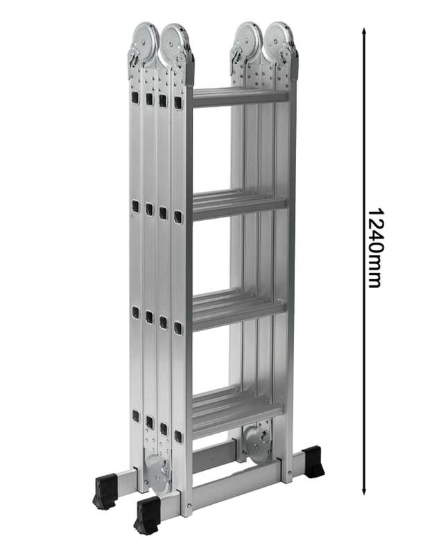 Multifunction Aluminum Alloy Adjustable Folding Ladder