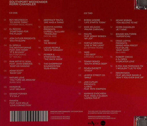 Kerri Chandler  Southport Weekender Volume 6