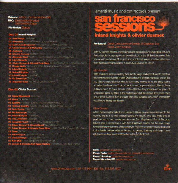Inland Knights & Olivier Desmet  San Francisco Sessions v.6