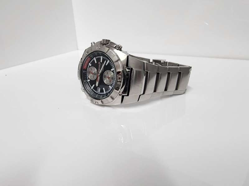 Seiko Chronograph Tachymeter Quartz Date Vintage Mens Watch preowned