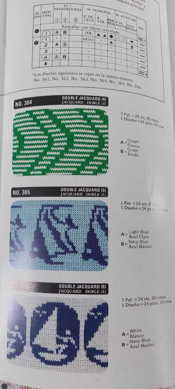SERIES 74 DOUBLE JACQUARD PATTERNS