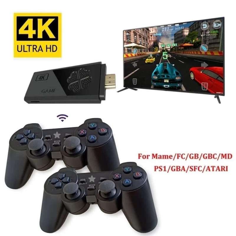 2.4g Wireless Gamepad Controller Usb Built-In 10000+ Classic Console Stick