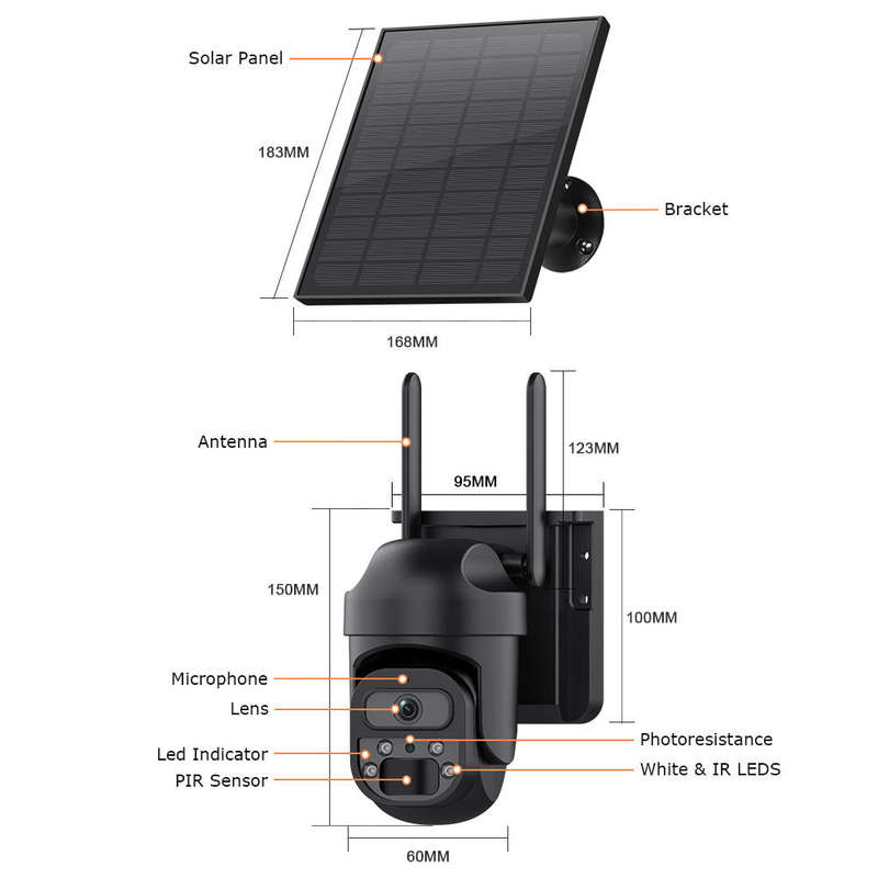 WIRELESS SOLAR SMART AI CAMERA
