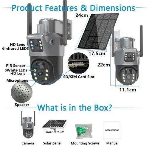 WIRELESS SOLAR SMART AI CAMERA