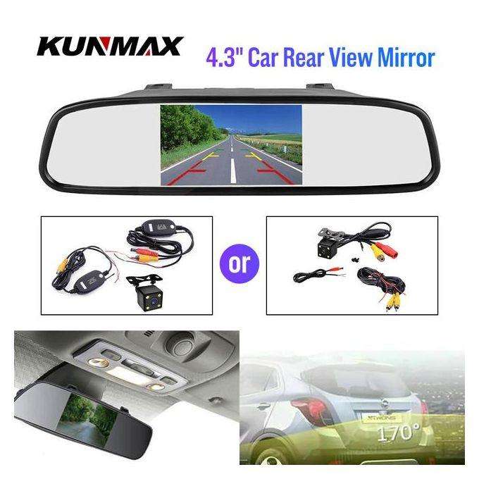 Rear View Mirror with Camera & Loop Recording