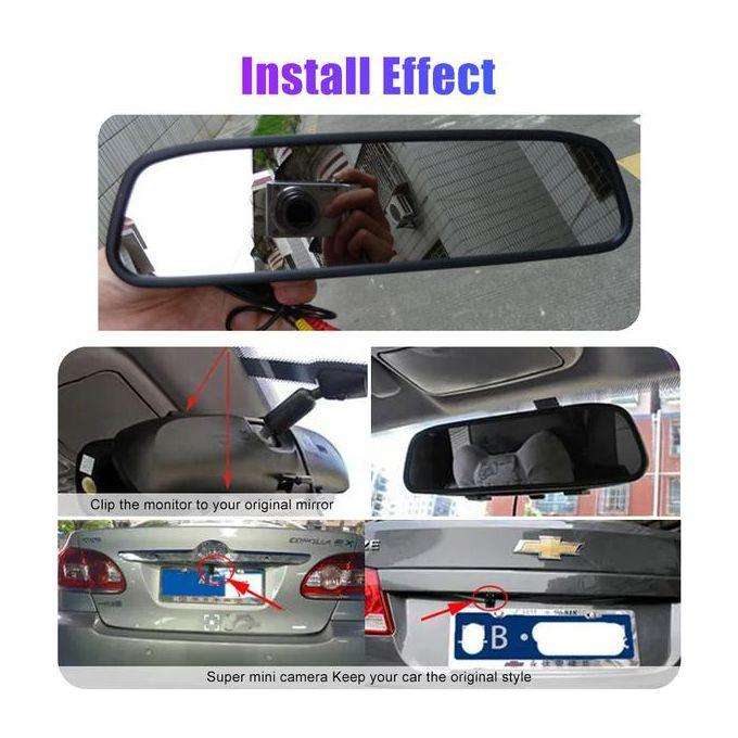 Rear View Mirror with Camera & Loop Recording