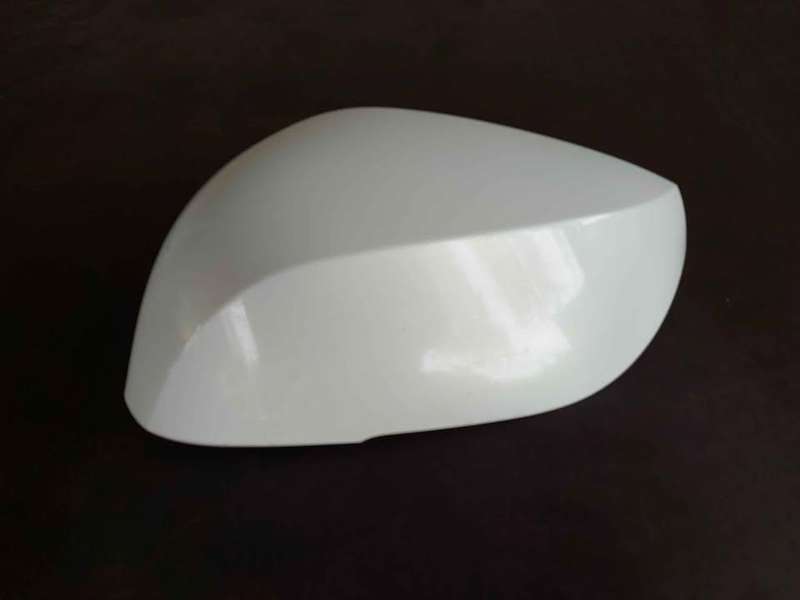 Used Infiniti Q50 LH Mirror cover white