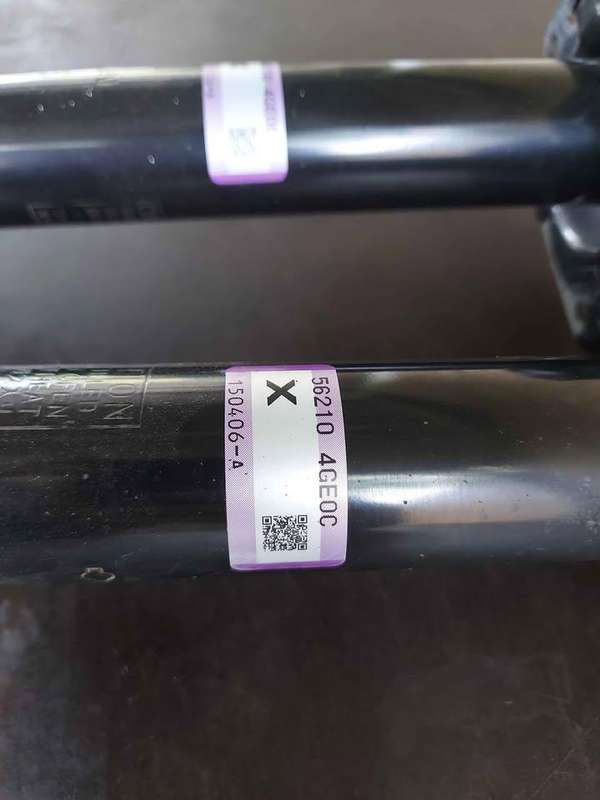Used Infiniti Q50 Rear Shocks set P/N 56210 4GE0C