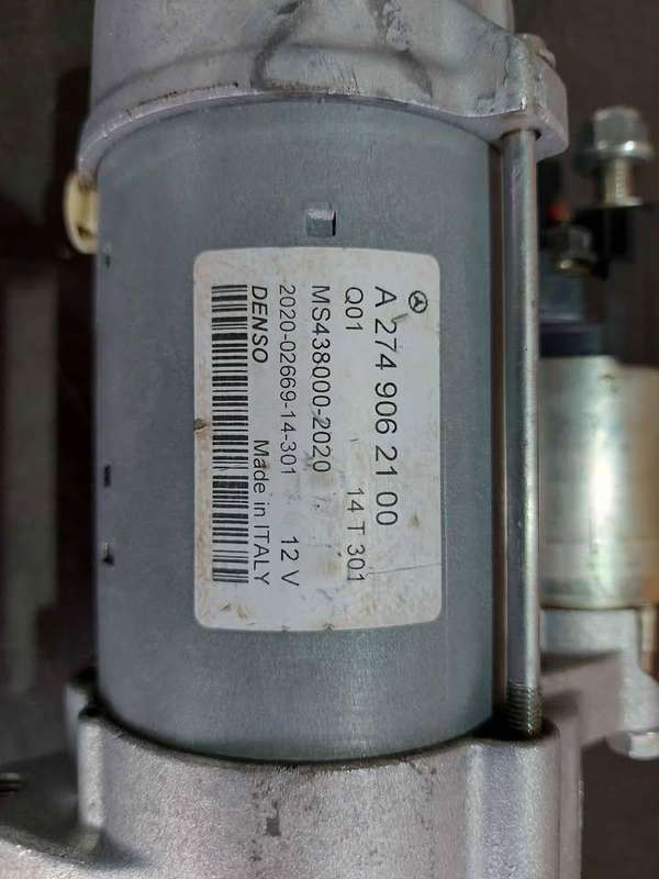 Used Mercedes M274 Starter P/N A2749062100