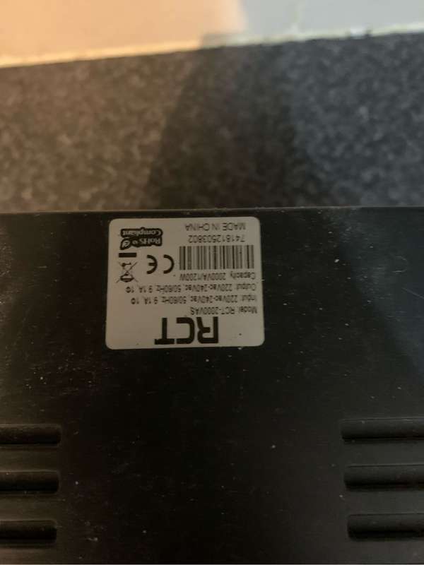 RCT 1200W / 2000VA UPS