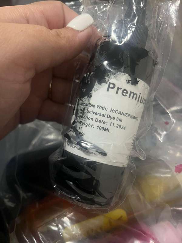 Refill Ink Kit for Inkjet Printers  4x 8ml Bottles + Syringes  Compatible with Epson, HP, Canon &