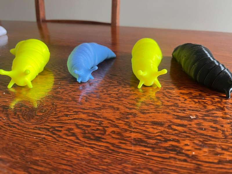 3D Printed Articulating Fidget Slugs  Sensory & Fun!