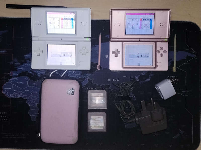 X2 Nintendo ds lite ( bag, games, charger, case)