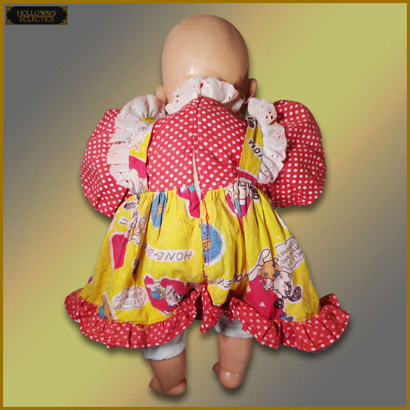 Vintage Mechanical Baby Doll
