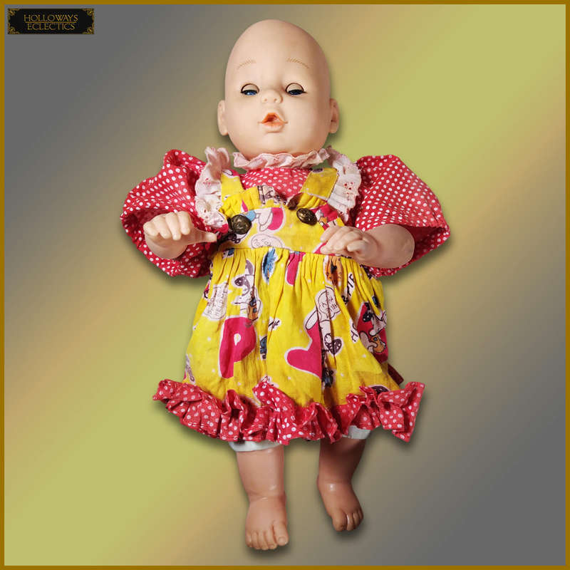 Vintage Mechanical Baby Doll