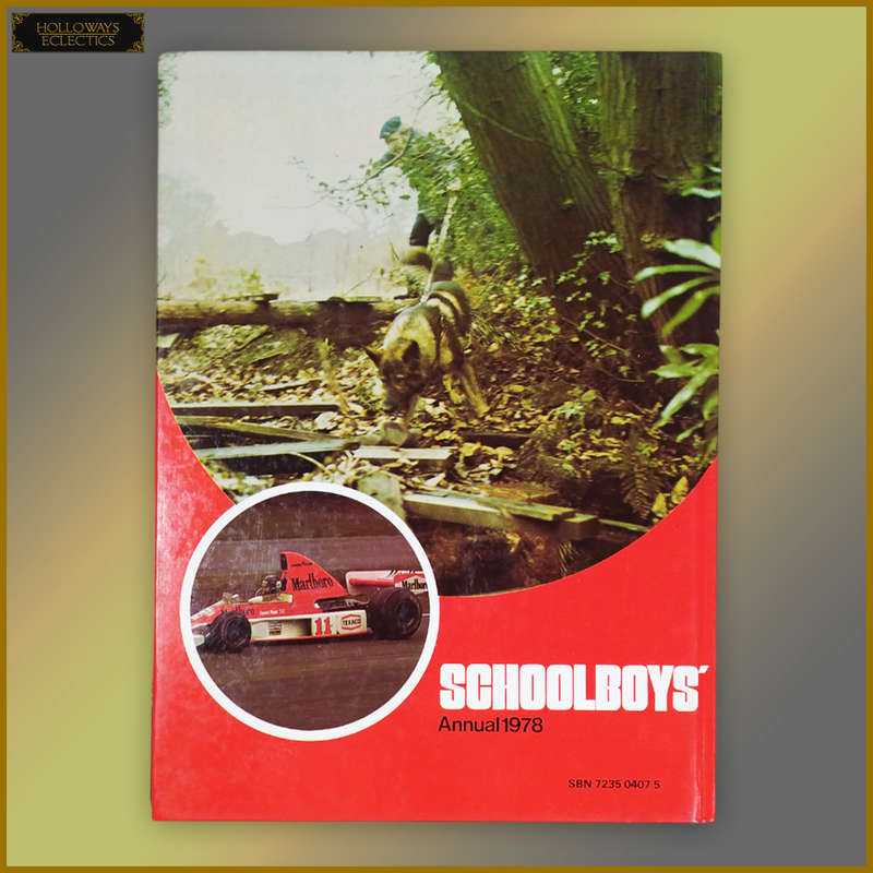 Scarce 1978 Annual Schoolboys Hard Cover Book