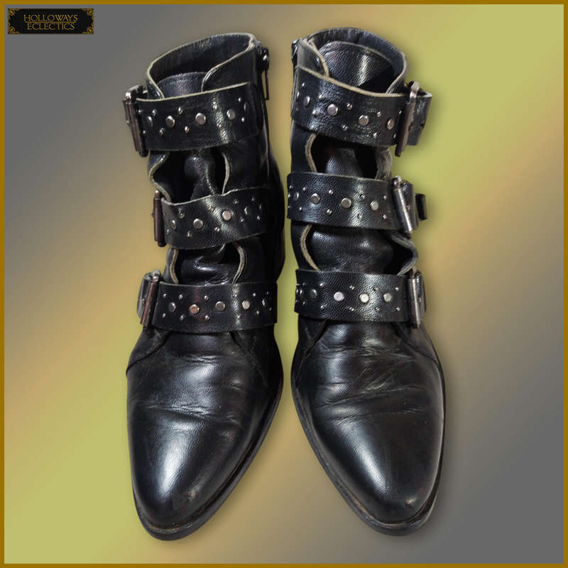 New Look Premium Faux Leather Biker Style Boots