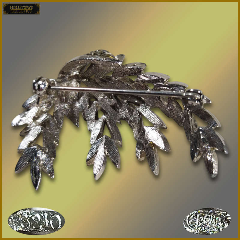 Vintage Sphinx Brooch With Marcasites