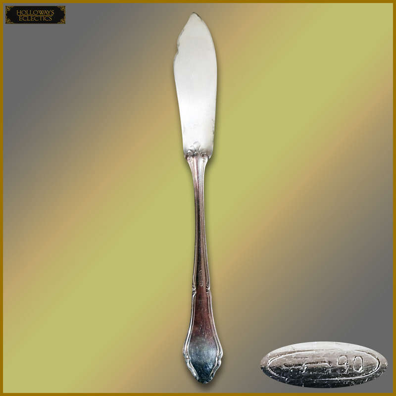 Vintage Silver Fish Knife And Fork Set
