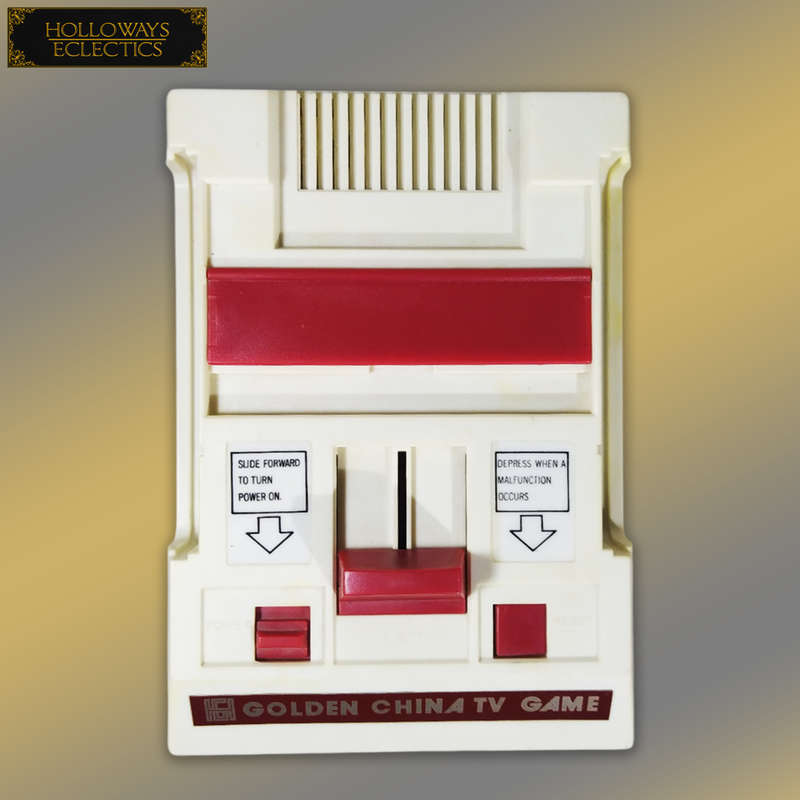 Vintage Golden China TV Game Station